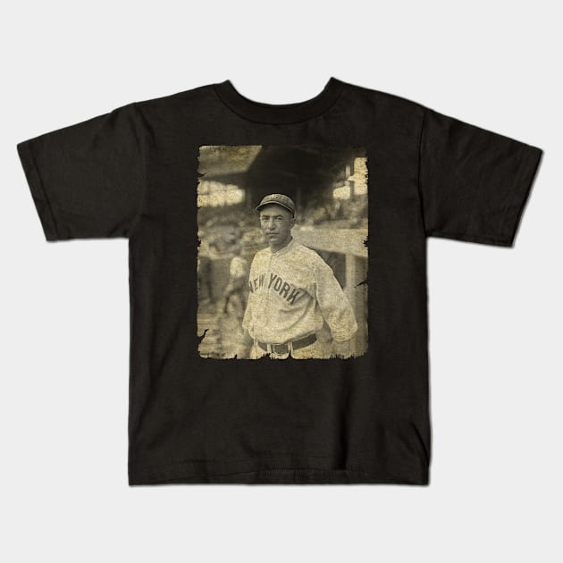 Everett Scott, New York Yankees Kids T-Shirt by SOEKAMPTI